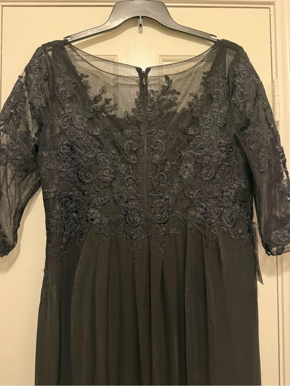 Azazie Calanthe Lace Bodice Maxi Dress A16 Size NWT - Picture 5 of 11